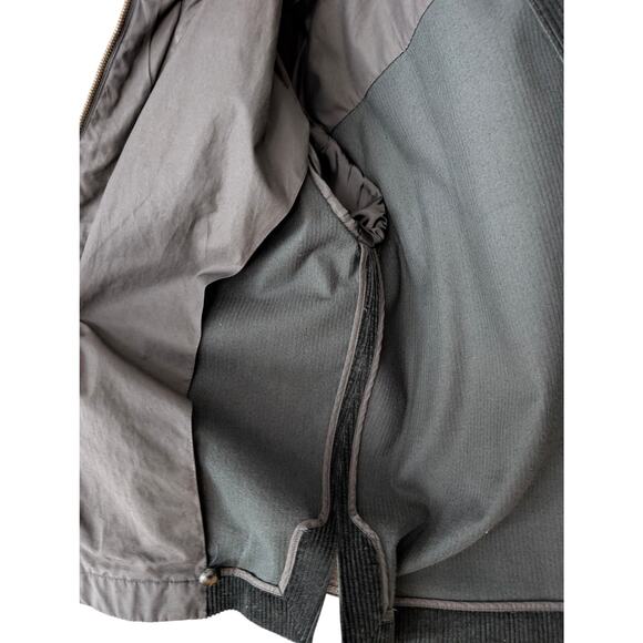 Vintage 1980s Claude Montana Corduory and Leather Bomber Jacket - Picture 15 of 16